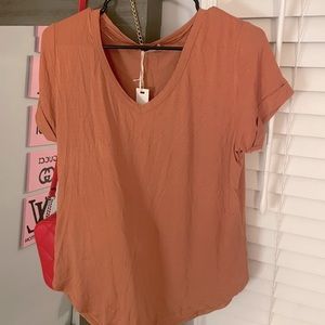 Cotton On Orange Tee. Size Small.